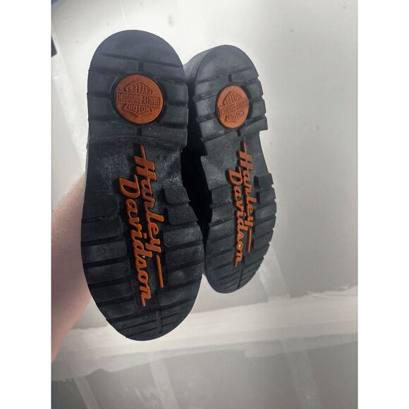 Harlely Davidson Men's Motorcycle Boots Black Size 8.5D Steel Toe F2413-05 - Picture 8 of 10